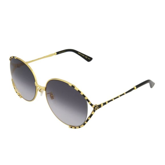 Gucci Round Frame 59mm Sunglasses